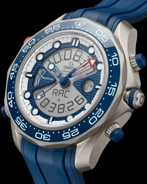 46,75 mm, titane sur bracelet caoutchouc|OMEGA Discount