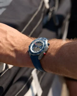 46,75 mm, titane sur bracelet caoutchouc|OMEGA Discount