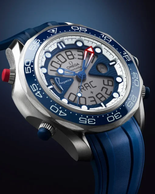 46,75 mm, titane sur bracelet caoutchouc|OMEGA Discount