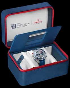 46,75 mm, titane sur bracelet caoutchouc|OMEGA Discount