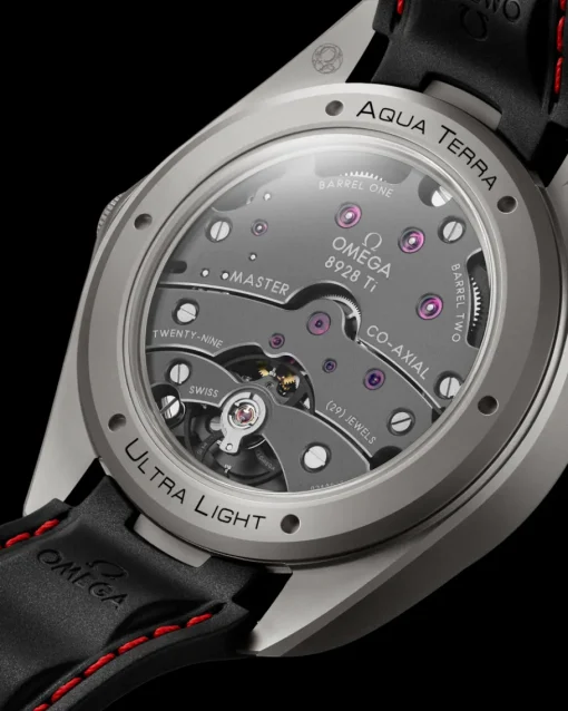 41 mm, titane sur bracelet caoutchouc|OMEGA Clearance