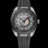 43 mm, titane sur bracelet caoutchouc|OMEGA Discount