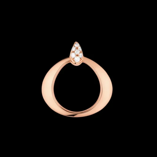 Pendentif, or rouge 18k, diamants|OMEGA Online