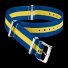 Polyamide, bleu et jaune|OMEGA Clearance