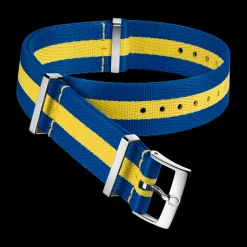 Polyamide, bleu et jaune|OMEGA Clearance