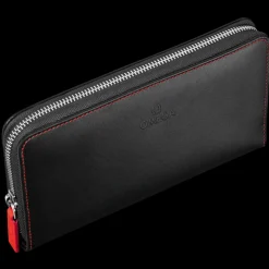 Portefeuille, noir / rouge|OMEGA New