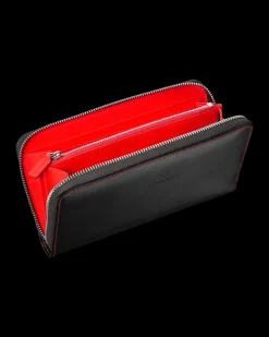 Portefeuille, noir / rouge|OMEGA New